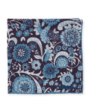 Floral-Print Pocket Square