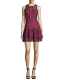 Nerissa Lace Combo Sleeveless Dress, Reef