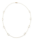 18K Classico Kidney Station Necklace, 41"