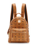 Stark Side-Stud Mini Backpack, Cognac