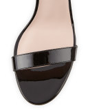 ronia naked wedge sandal, black