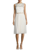 Delphine Cocktail Top & Skirt Set