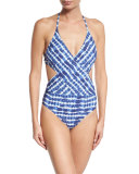 Ziggy Wrap-Front One-Piece Swimsuit