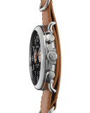 47mm Runwell Chronograph Men's Watch, Black/Tan