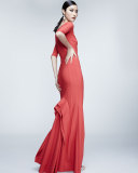 Kimmy Half-Sleeve Mermaid Gown