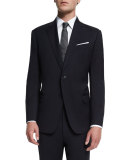 G-Line New Basic Two-Piece Wool Suit, Navy