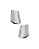 Pyramid Earrings with Dangles, Clip-On
