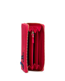 hartley lane lacey "t" wallet, radish