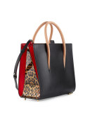 Paloma Medium Triple-Gusset Tote Bag, Black
