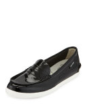 Pinch Patent Leather Loafer, Black