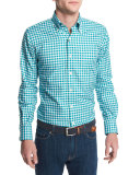 Check Long-Sleeve Oxford Shirt