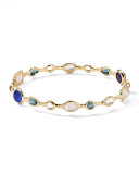 18k Gold Rock Candy Open Gelato Bangle, Corsica