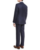 Tonal-Stripe Super 160s Wool Two-Piece Suit, Navy