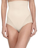 Sheer High-Waist Control Briefs