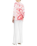Paint Splatter 3/4-Sleeve Jacket 