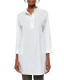 Stretch Easy Big Shirt, White