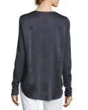 Go Zippy Redux Silky Blouse 
