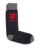Naughty or Nice Crew Socks