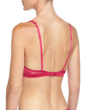 Minoa Soft Triangle Bra, Claret Red