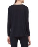 Lions In The Night Long-Sleeve Pullover, Starling
