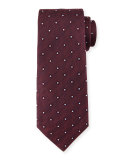 Diamond-Print Neat Tie