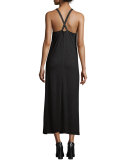 Malibu Sleeveless Knit Maxi Dress, Black