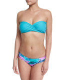 Bocas Convertible Halter/Bandeau Swim Top, Caribbean