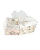 Plush Gift Basket, Ivory