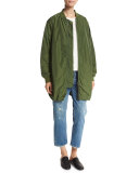 Oversized Parka Bomber Jacket