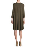 Lightweight Jersey Dress w/ Pockets
