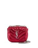 Monogram Micro Quilted Leather Crossbody Bag, Elect