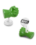 3D Hulk Fist Cuff Links