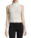 Elodie Sleeveless Turtleneck Sweater