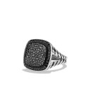 Ring with Black Diamonds, 14mm