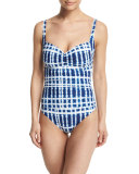 Moody Blues Sweetheart Printed One-Piece Swimsuit