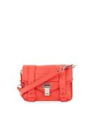 PS1 Mini Leather Shoulder Bag, Medium Red