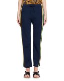 Dobbs Side-Stripe Track Pants, Blue