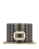 Pilgrim Micro Strass Shoulder Bag, Blue/Multi