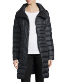 Long Down Helix-Stitched Parka