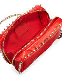 Piloutin Studded Wristlet Clutch Bag, Red