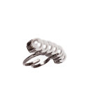 Rive Pearly Two-Finger Ring