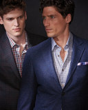 Chambray Check Sport Shirt, Red