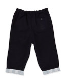 Casual Cotton Trousers, Blue, 3-18 Months