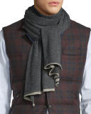 Men's Tipped Cashmere Scarf