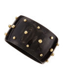 Studded Anga Bangle, Dark Horn