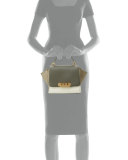 Eartha Mini Leather Crossbody Bag, Olive
