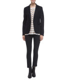 Long-Sleeve Wool Club Jacket