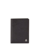 Bourdon Leather Passport Holder, Black