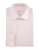 Jacquard Tonal-Plaid Woven Dress Shirt, Pink