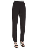 Travel Gabardine Slim Pants, Black 